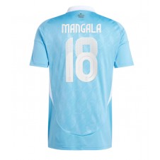 Belgien Orel Mangala #18 Bortatröja EM 2024 Korta ärmar